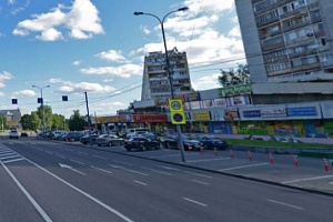 Центральный проспект напротив корпуса 438. Фрагмент панорамы с сервиса Яндекс.Карты