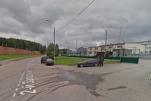 2-й Западный проезд в районе места ДТП. Фрагмент панорамы с сервиса Google Maps