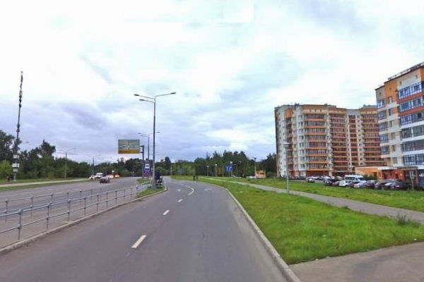 Дублер Кутузовского шоссе. Фрагмент панорамы с сервиса Атлас Москвы