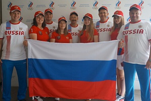 Лидия Рябоштан (вторая женщина слева) в составе сборной России на Чемпионате мира в Германии. Фото: zelsport.ru