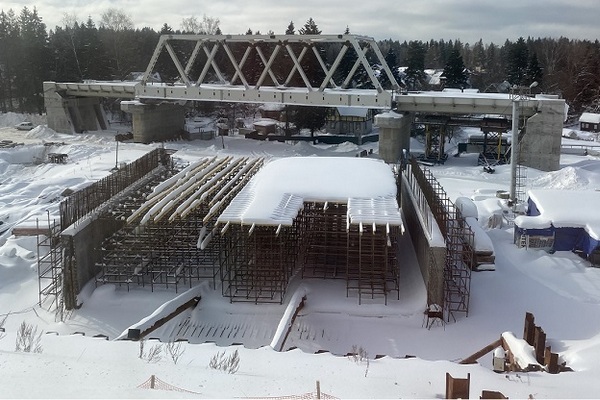 Место строительства тоннеля и моста ВСМ в районе Алабушево. Фото с сайта префектуры Зеленограда