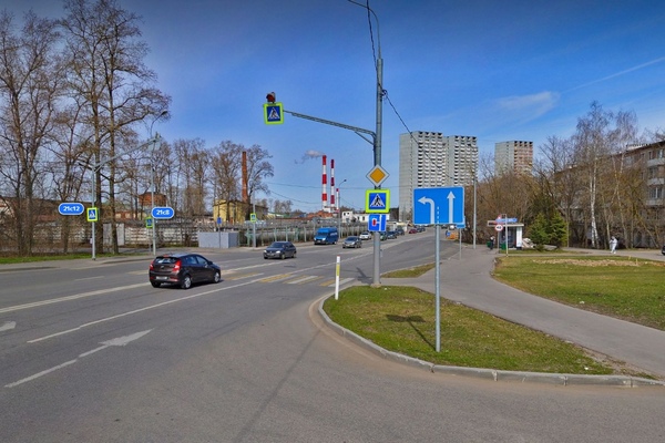 Переход у дома 11В на улице Гоголя. Фрагмент панорамы с сервиса Яндекс.Карты