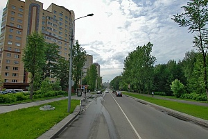 Улица Юности в районе ДТП. Скриншот с сервиса maps.ya.ru 