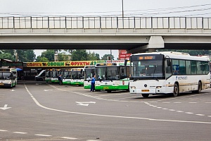 Автобус на Крюковской площади. © Зеленоград24