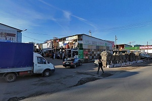 Рынок в Черной Грязи. Скриншот с сервиса maps.ya.ru